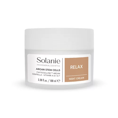 Solanie Argán növényi őssejtes Relax éjszakai krém 100ml