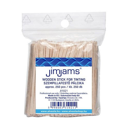 Jimjams szempillafestő pálcika 250db fa  JI1021