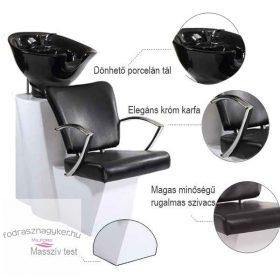 CODA'S Beauty Fejmosó E18012-2 fehér-fekete-fekete