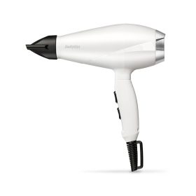   BaByliss Speed Pro Hajszárító 2000W, AC motor, fehér-ezüst  kivitel 6704WE