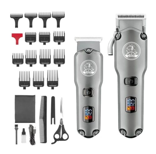 VGR Prof. Haj és Szakállvágó Cordless Hair Clipper Trimmer szett V-675